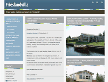 Tablet Screenshot of frieslandvilla.com
